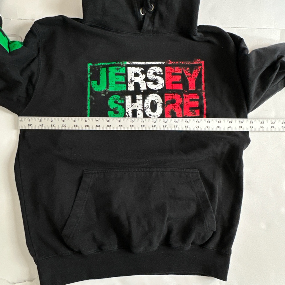 Navy Blue Jersey Shore Hoodie - Picture 3 of 13